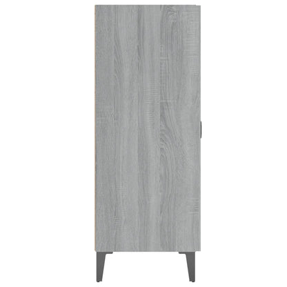 Credenza Grigio Sonoma 69,5x34x90 cm in Legno Multistrato - homemem39
