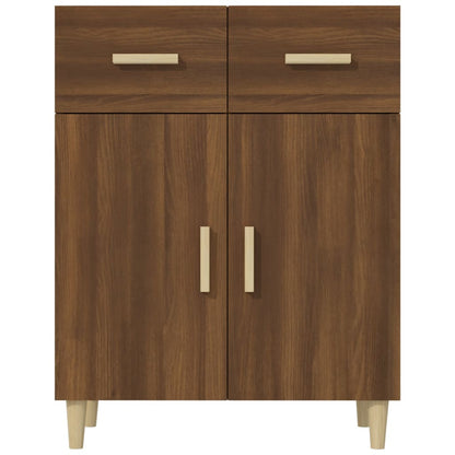 Credenza Rovere Marrone 69,5x34x89 cm in Legno Multistrato - homemem39