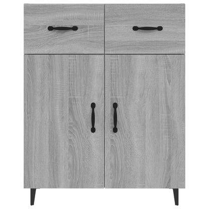 Credenza Grigio Sonoma 69,5x34x90 cm in Legno Multistrato - homemem39