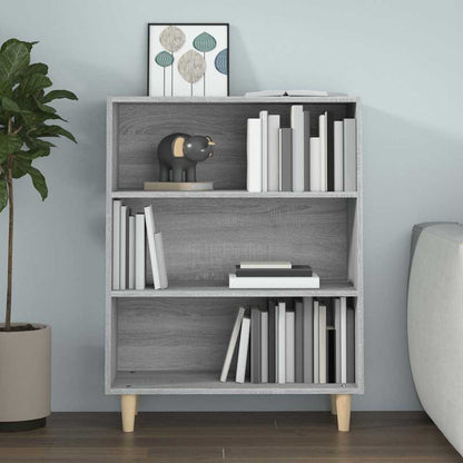 Credenza Grigio Sonoma 69,5x32,5x90 cm in Legno Multistrato
