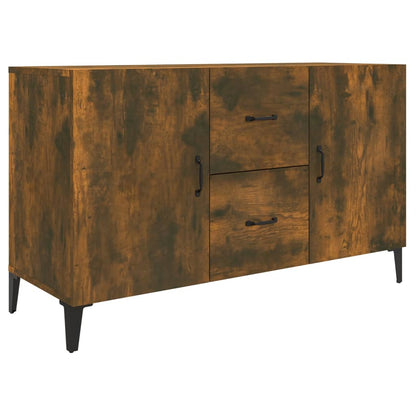 Credenza Rovere Fumo 100x36x60 cm in Legno Multistrato - homemem39