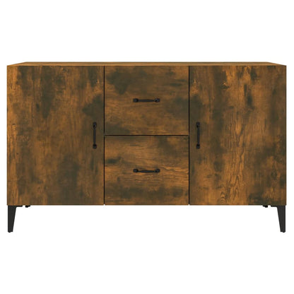Credenza Rovere Fumo 100x36x60 cm in Legno Multistrato - homemem39
