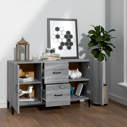 Credenza Grigio Sonoma 100x36x60 cm in Legno Multistrato - homemem39