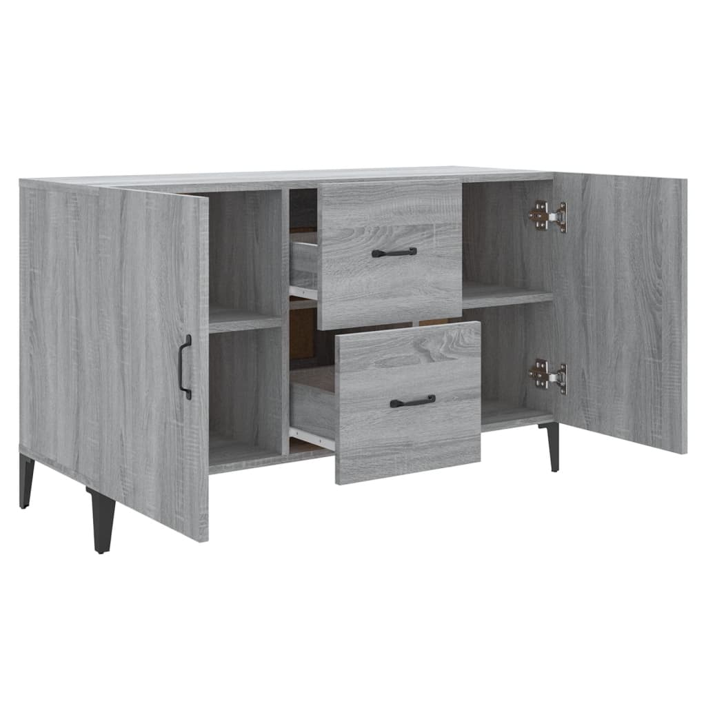 Credenza Grigio Sonoma 100x36x60 cm in Legno Multistrato - homemem39