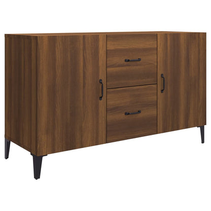 Credenza Rovere Marrone 100x36x60 cm in Legno Multistrato