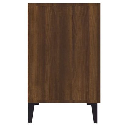 Credenza Rovere Marrone 100x36x60 cm in Legno Multistrato