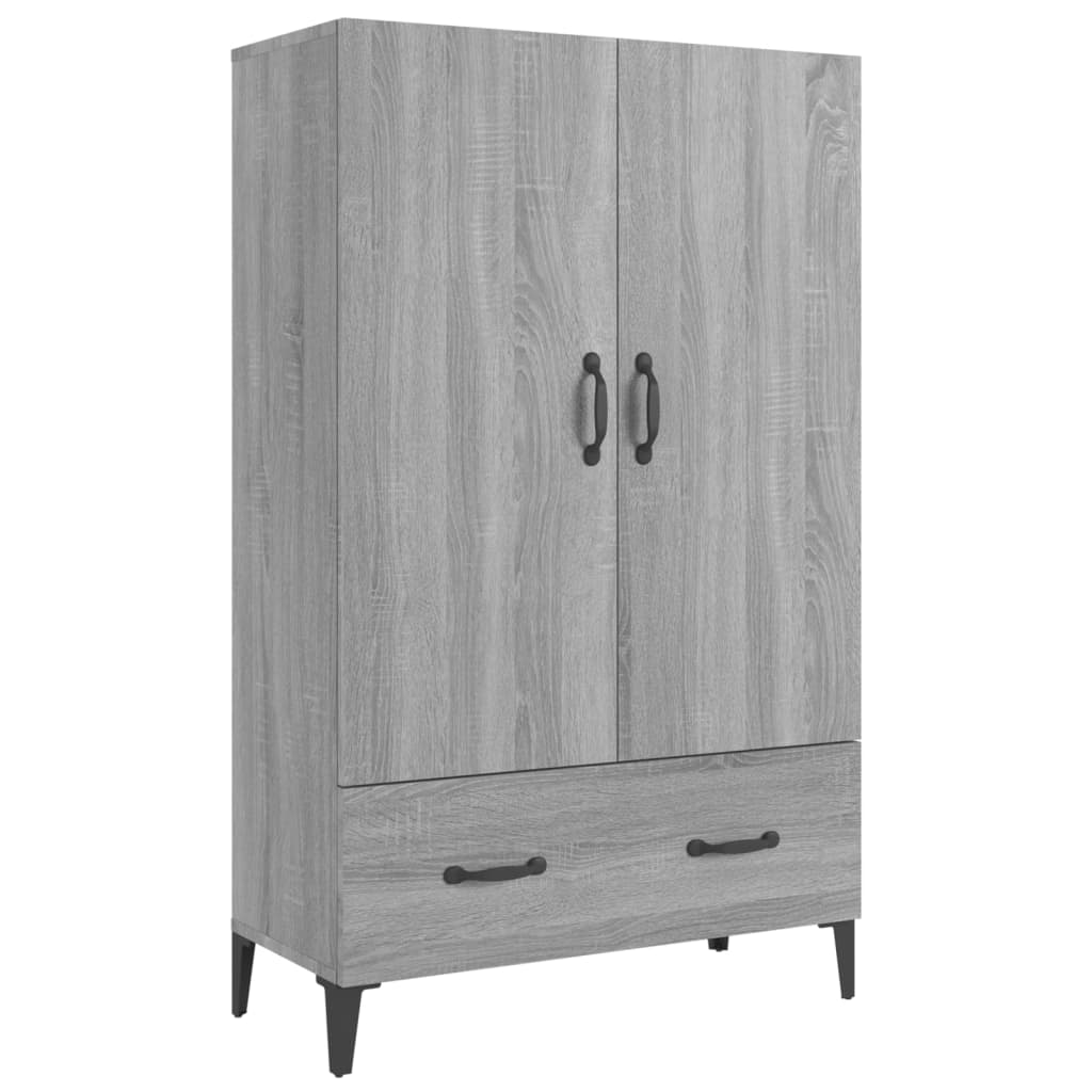 Credenza Grigio Sonoma 70x31x115 cm in Legno Multistrato - homemem39