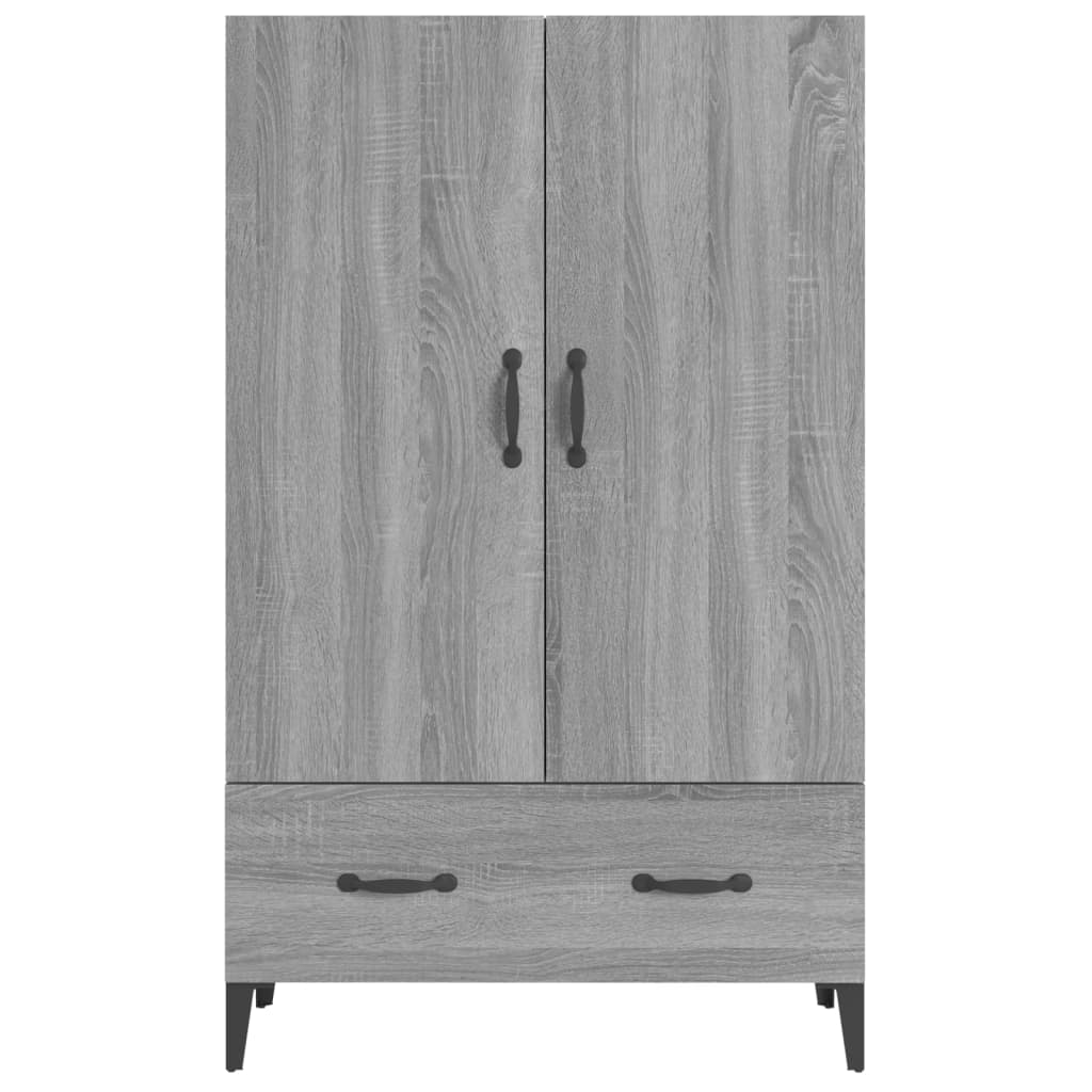 Credenza Grigio Sonoma 70x31x115 cm in Legno Multistrato - homemem39