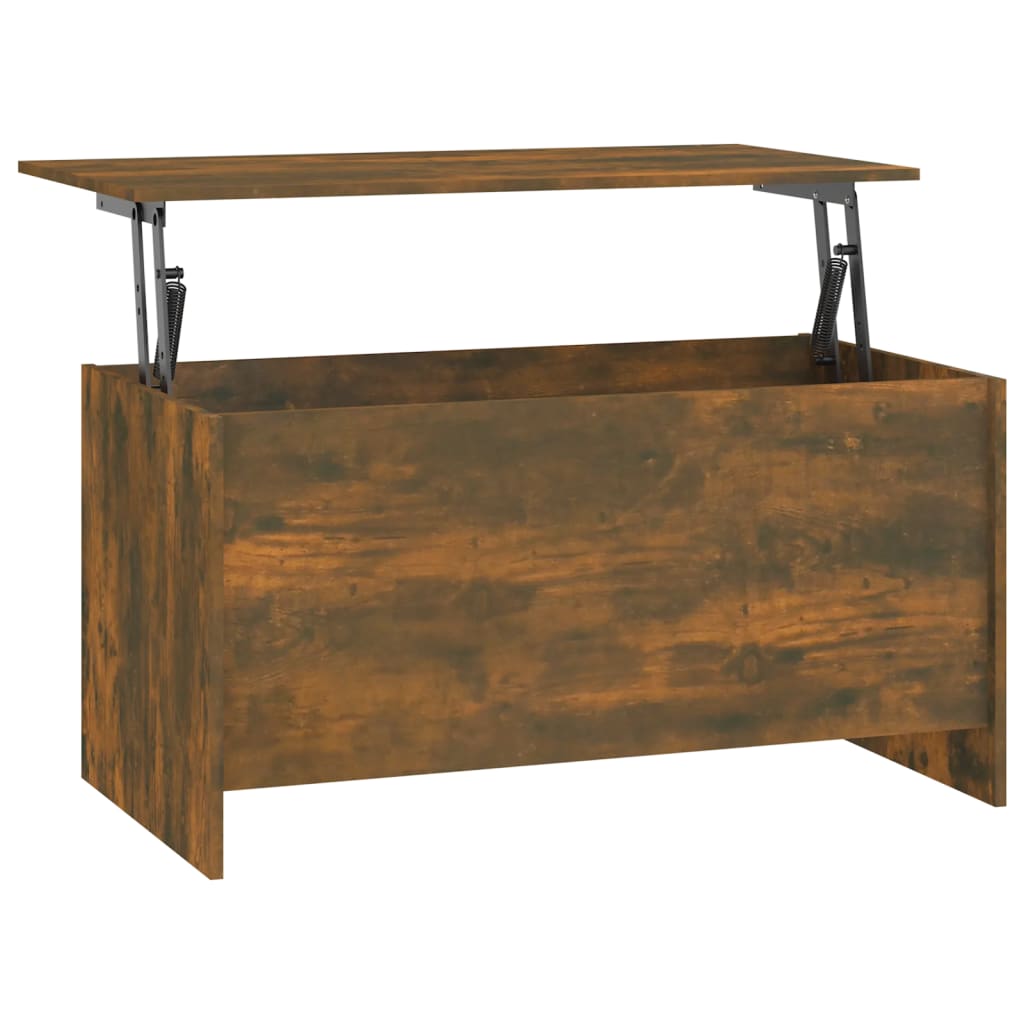 Tavolino Rovere Fumo 102x55,5x52,5 cm in Legno Multistrato | homemem39