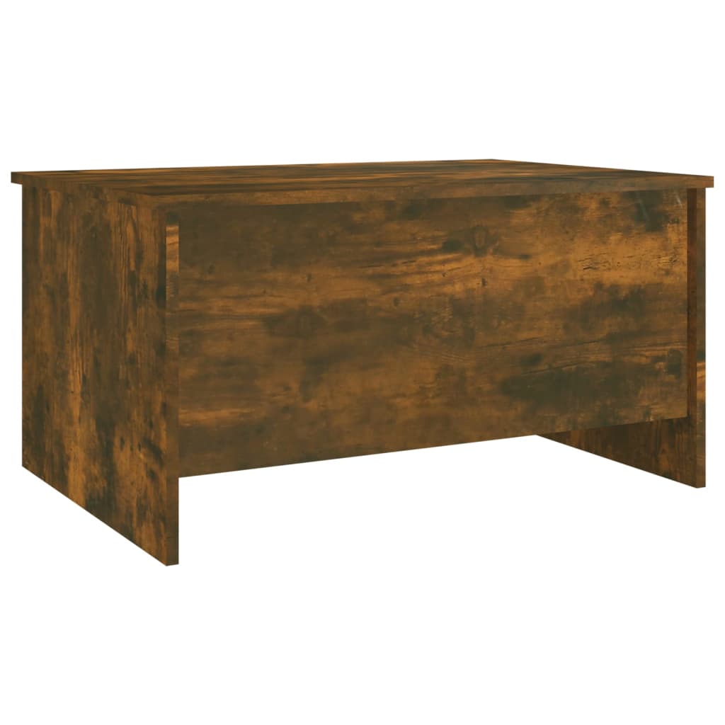 Tavolino Salotto Rovere Fumo 80x55,5x41,5 cm Legno Multistrato | homemem39