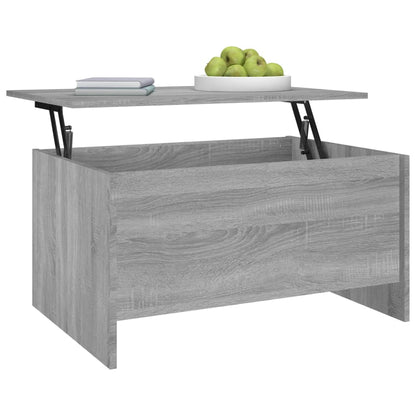 Tavolino Salotto Grigio Sonoma 80x55,5x41,5cm Legno Multistrato | homemem39