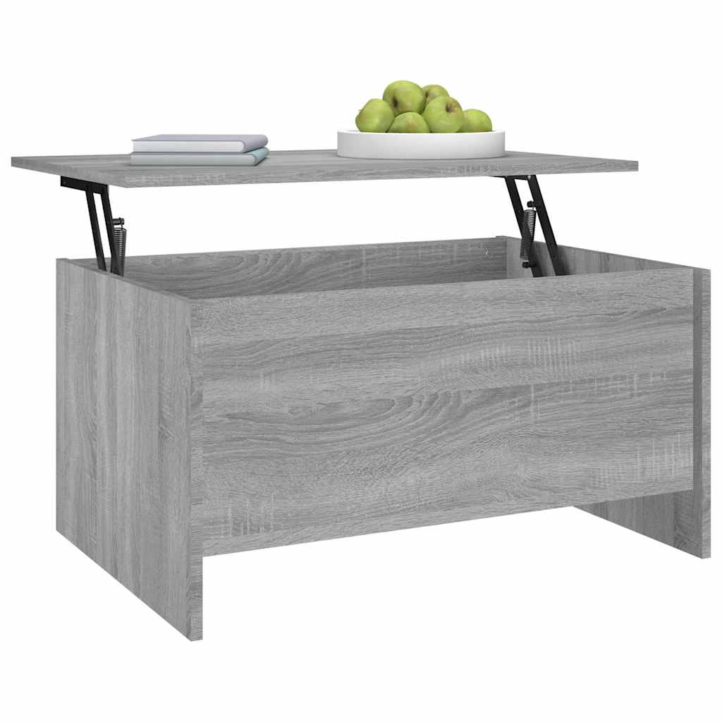 Tavolino Salotto Grigio Sonoma 80x55,5x41,5cm Legno Multistrato