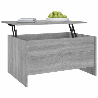 Tavolino Salotto Grigio Sonoma 80x55,5x41,5cm Legno Multistrato