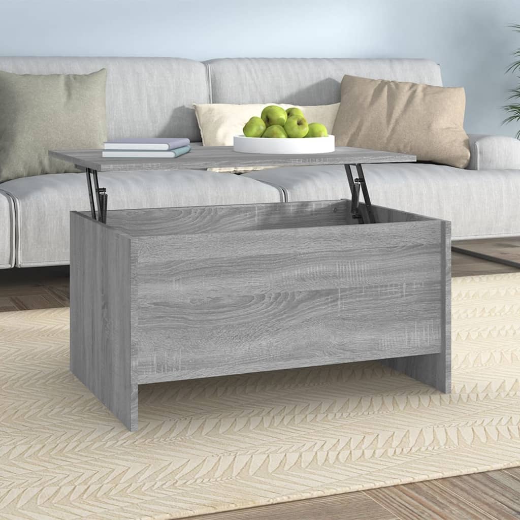 Tavolino Salotto Grigio Sonoma 80x55,5x41,5cm Legno Multistrato | homemem39