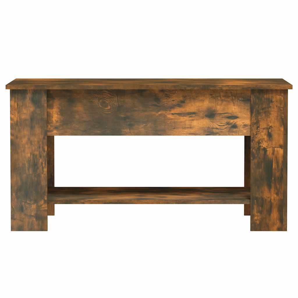 Tavolino da Salotto Rovere Fumo 101x49x52 cm Legno Multistrato | homemem39