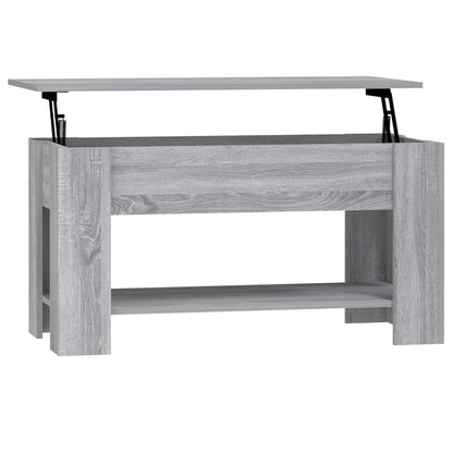 Tavolino da Salotto Grigio Sonoma 101x49x52cm Legno Multistrato | homemem39