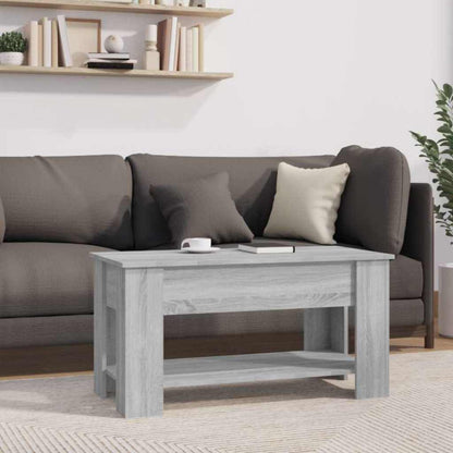 Tavolino da Salotto Grigio Sonoma 101x49x52cm Legno Multistrato | homemem39