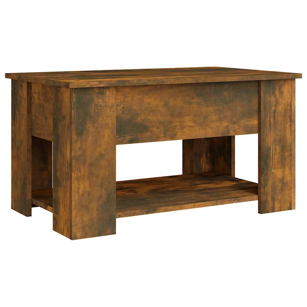 Tavolino da Salotto Rovere Fumo 79x49x41cm in Legno Multistrato - homemem39