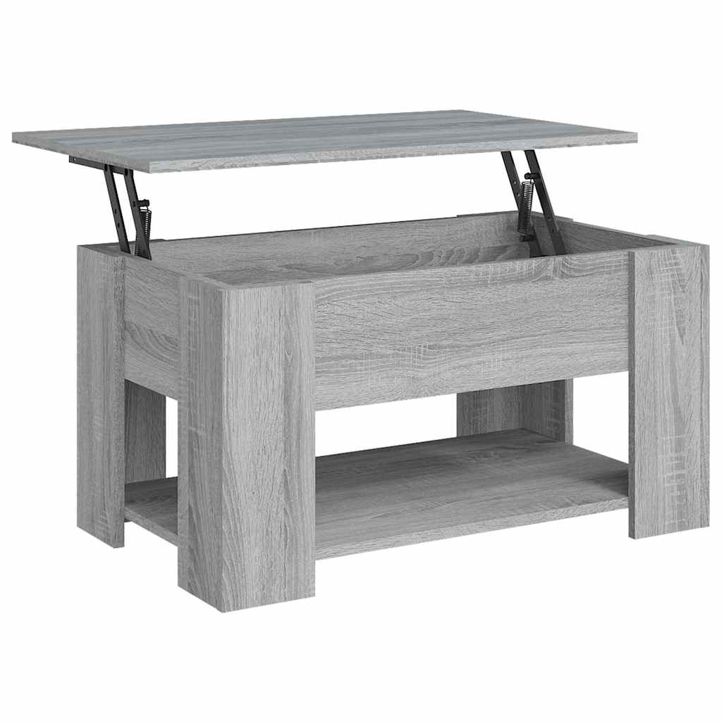 Tavolino da Salotto Grigio Sonoma 79x49x41 cm Legno Multistrato | homemem39