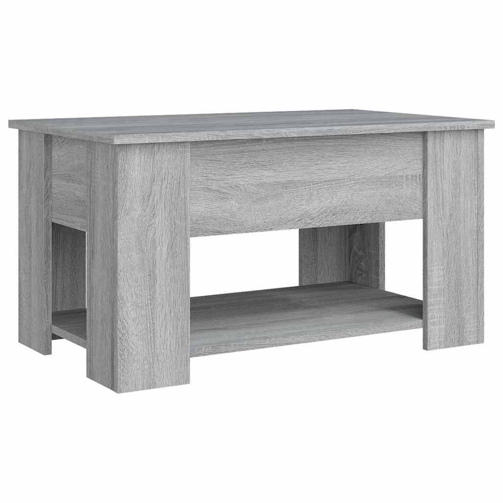 Tavolino da Salotto Grigio Sonoma 79x49x41 cm Legno Multistrato | homemem39