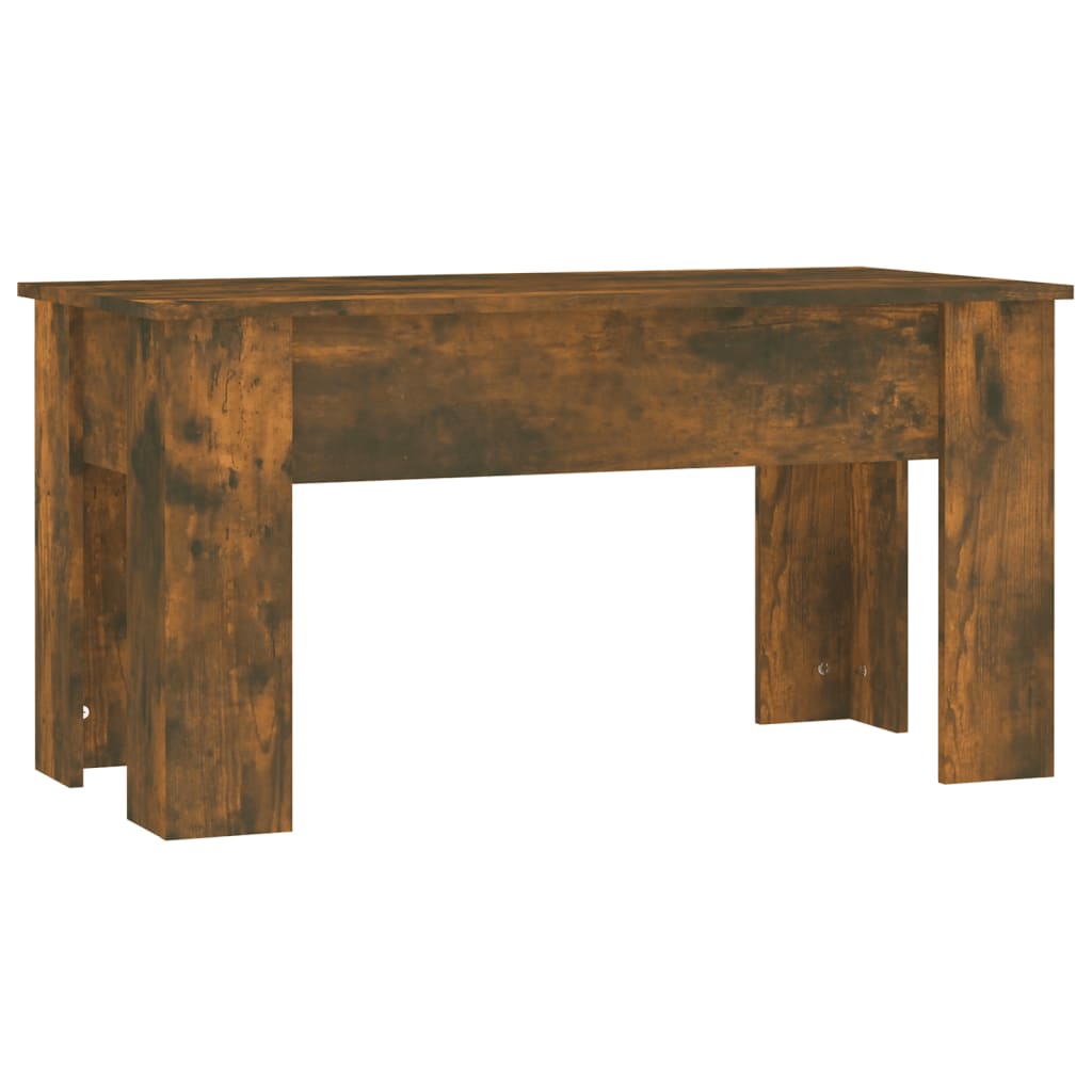 Tavolino da Salotto Rovere Fumo 101x49x52 cm Legno Multistrato | homemem39