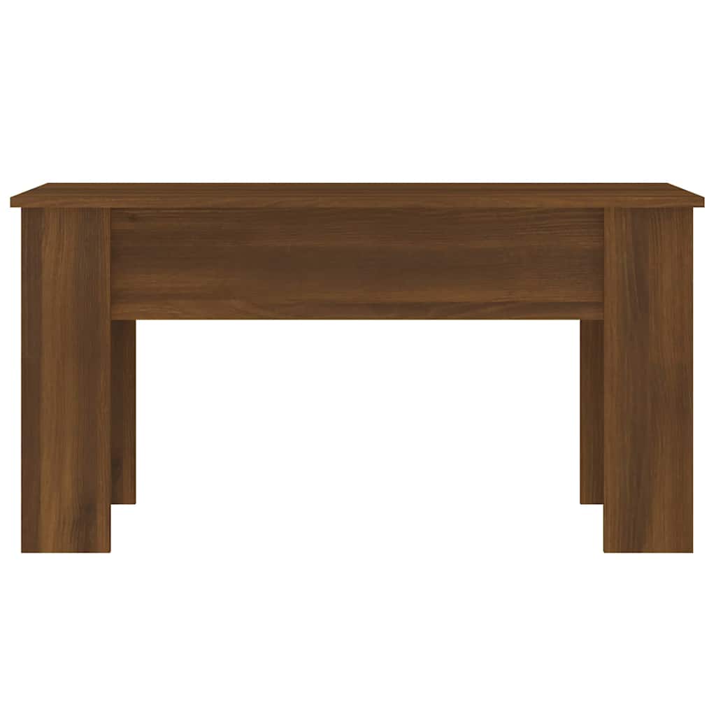 Tavolino Salotto Rovere Marrone 101x49x52 cm Legno Multistrato | homemem39