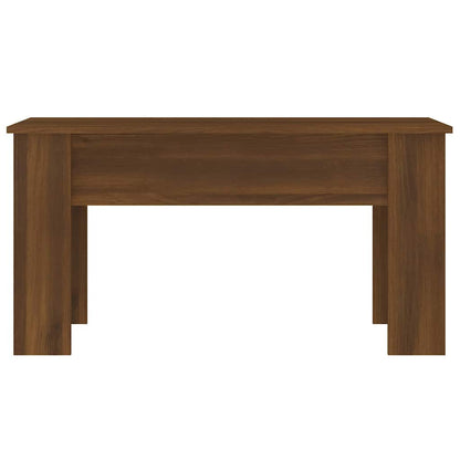 Tavolino Salotto Rovere Marrone 101x49x52 cm Legno Multistrato | homemem39