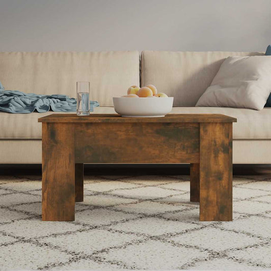 Tavolino da Salotto Rovere Fumo 79x49x41cm in Legno Multistrato | homemem39