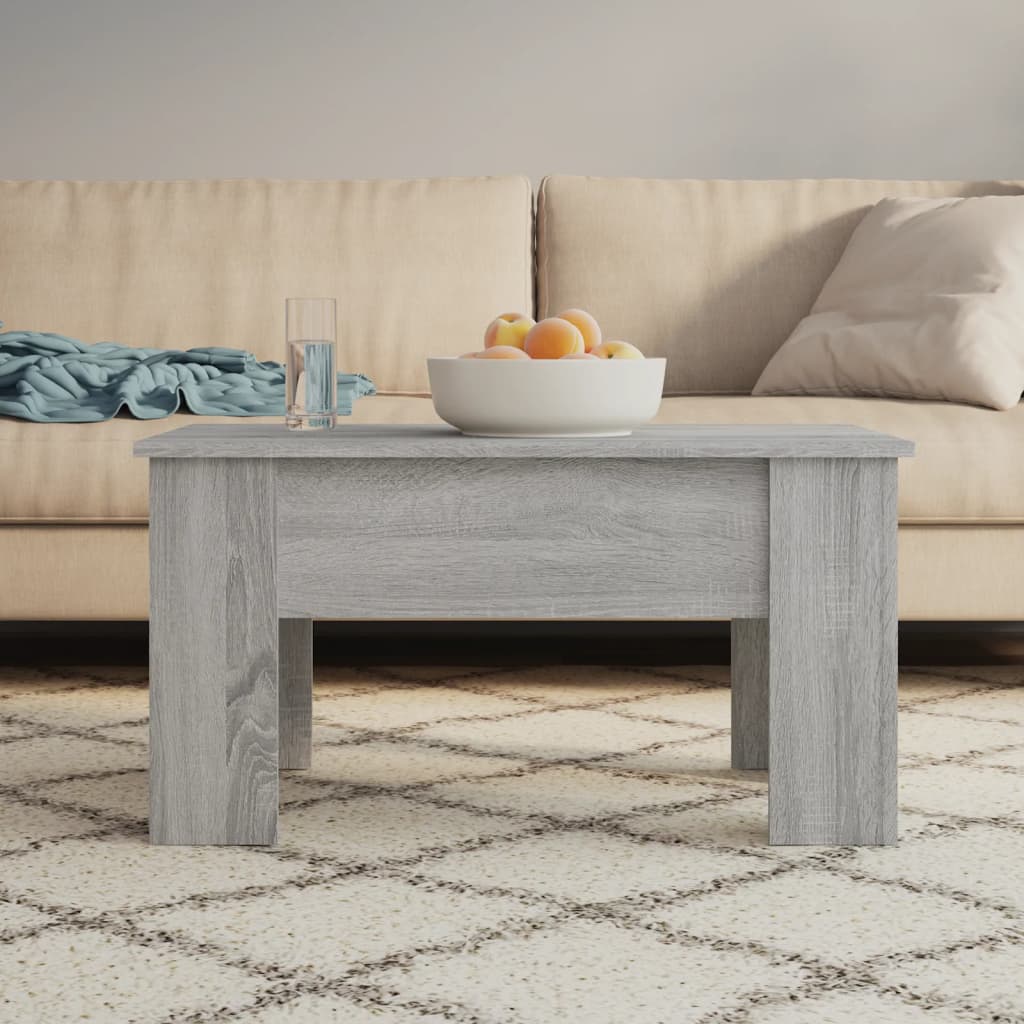 Tavolino da Salotto Grigio Sonoma 79x49x41 cm Legno Multistrato | homemem39