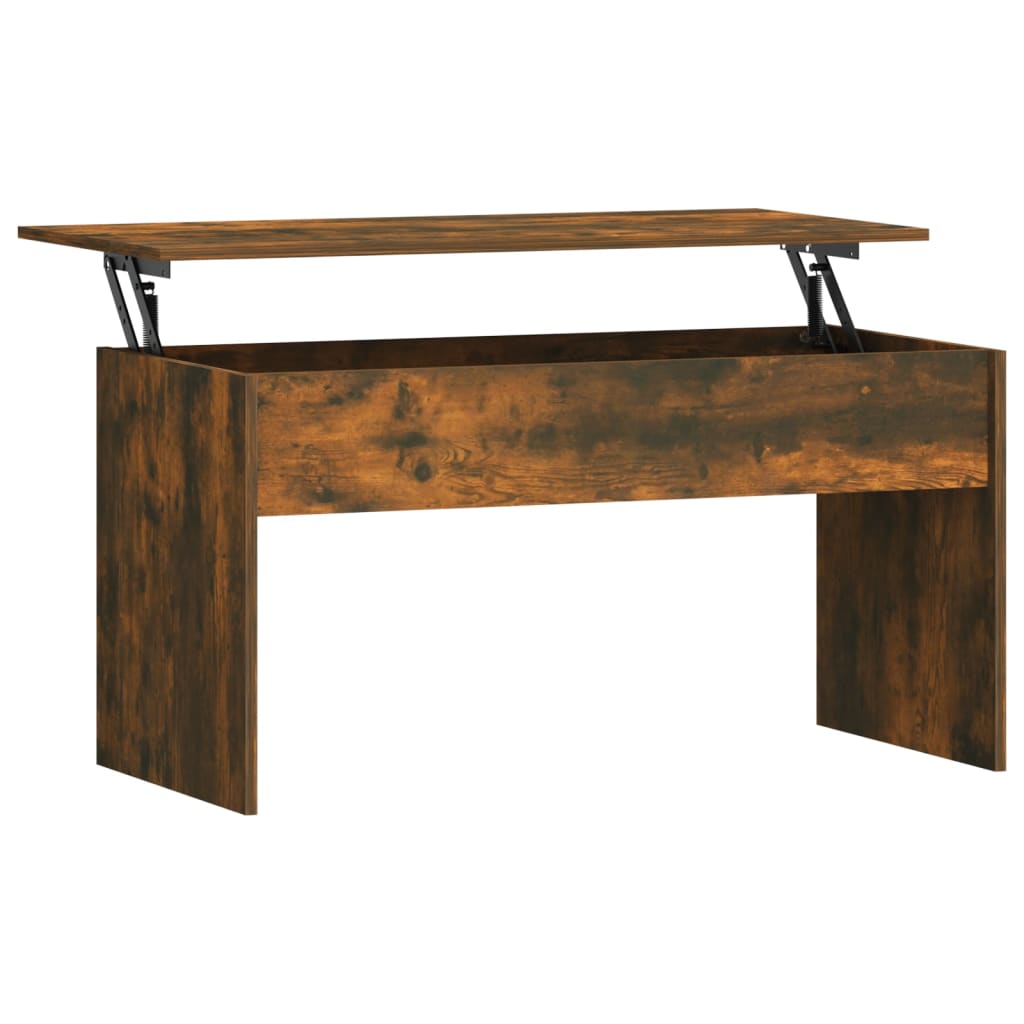 Tavolino Rovere Fumo 102x50,5x52,5 cm in Legno Multistrato | homemem39