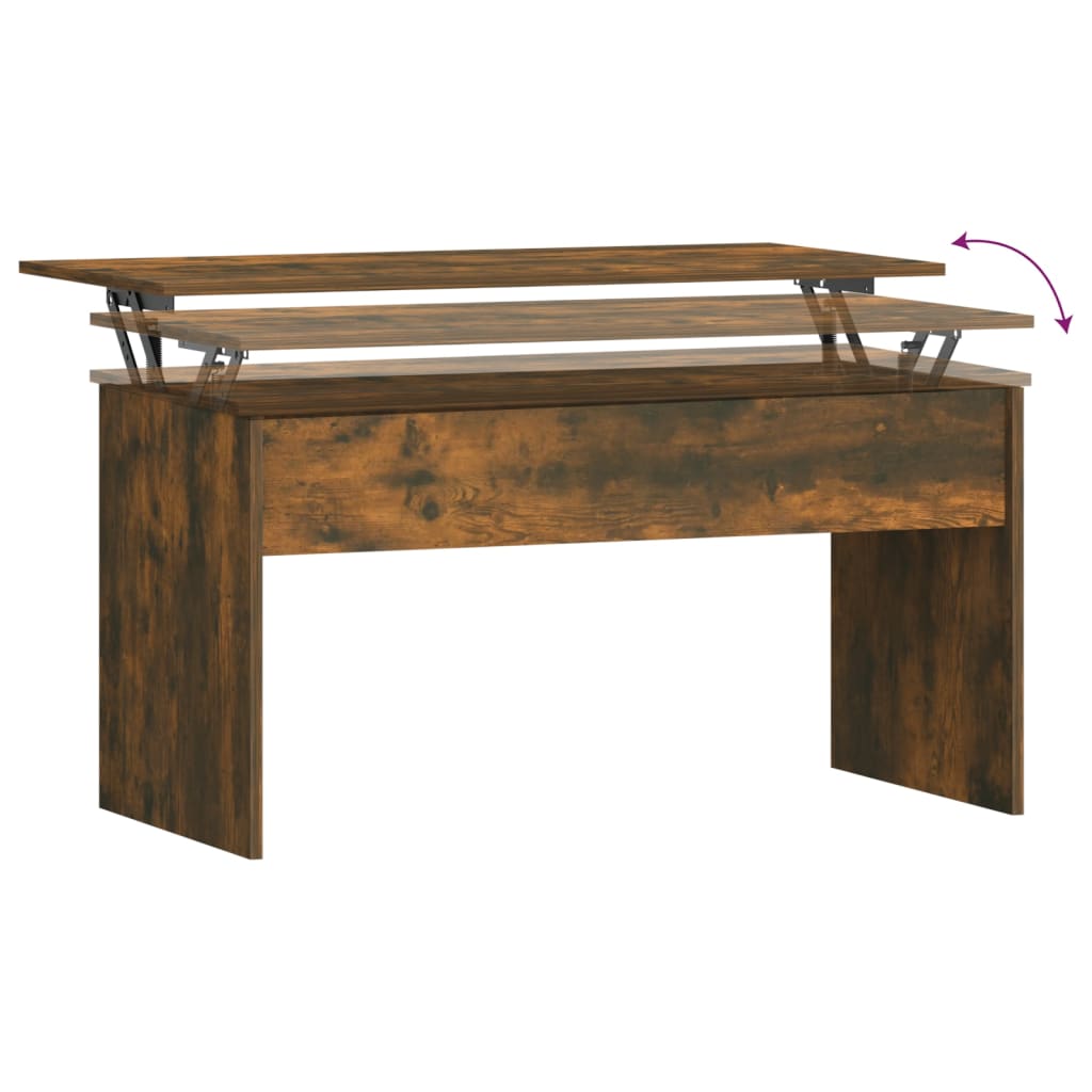 Tavolino Rovere Fumo 102x50,5x52,5 cm in Legno Multistrato | homemem39
