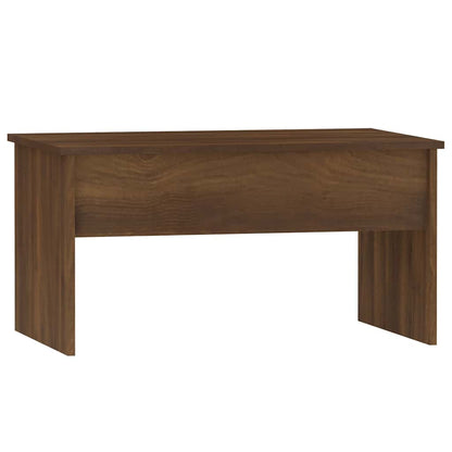 Tavolino Rovere Marrone 80x50,5x41,5 cm in Legno Multistrato | homemem39