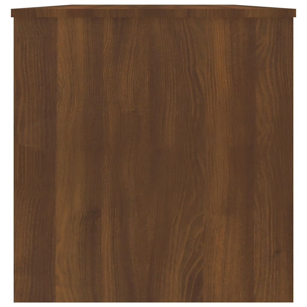 Tavolino Salotto Rovere Marrone 102x50x52,5cm Legno Multistrato | homemem39