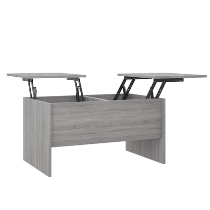Tavolino Salotto Grigio Sonoma 80x50x42,5 cm Legno Multistrato