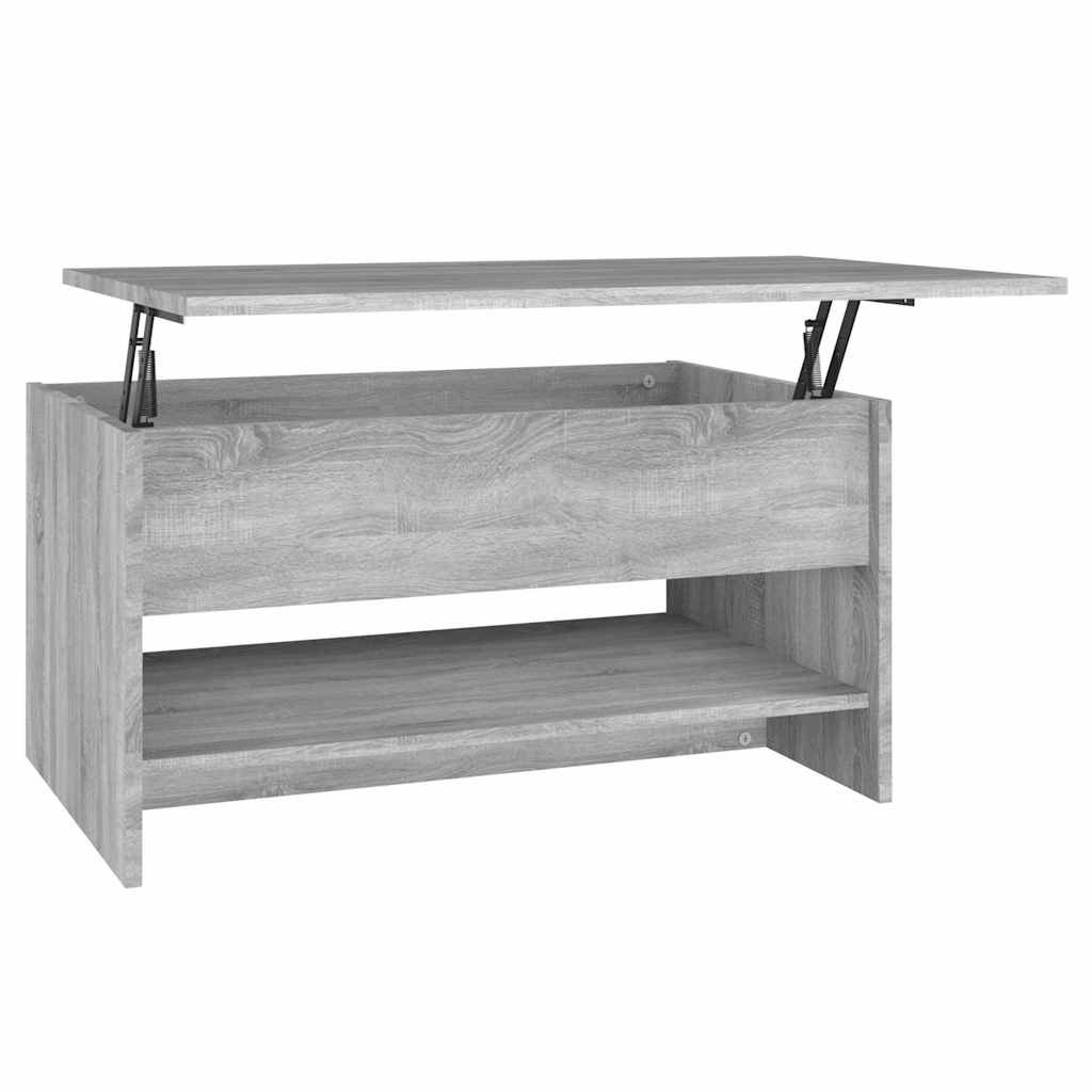 Tavolino da Salotto Grigio Sonoma 80x50x40 cm Legno Multistrato | homemem39