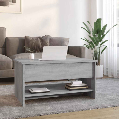 Tavolino da Salotto Grigio Sonoma 80x50x40 cm Legno Multistrato | homemem39