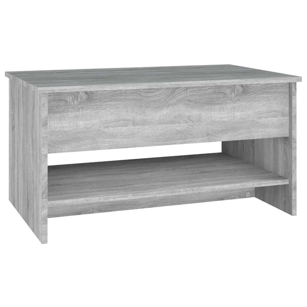 Tavolino da Salotto Grigio Sonoma 80x50x40 cm Legno Multistrato | homemem39