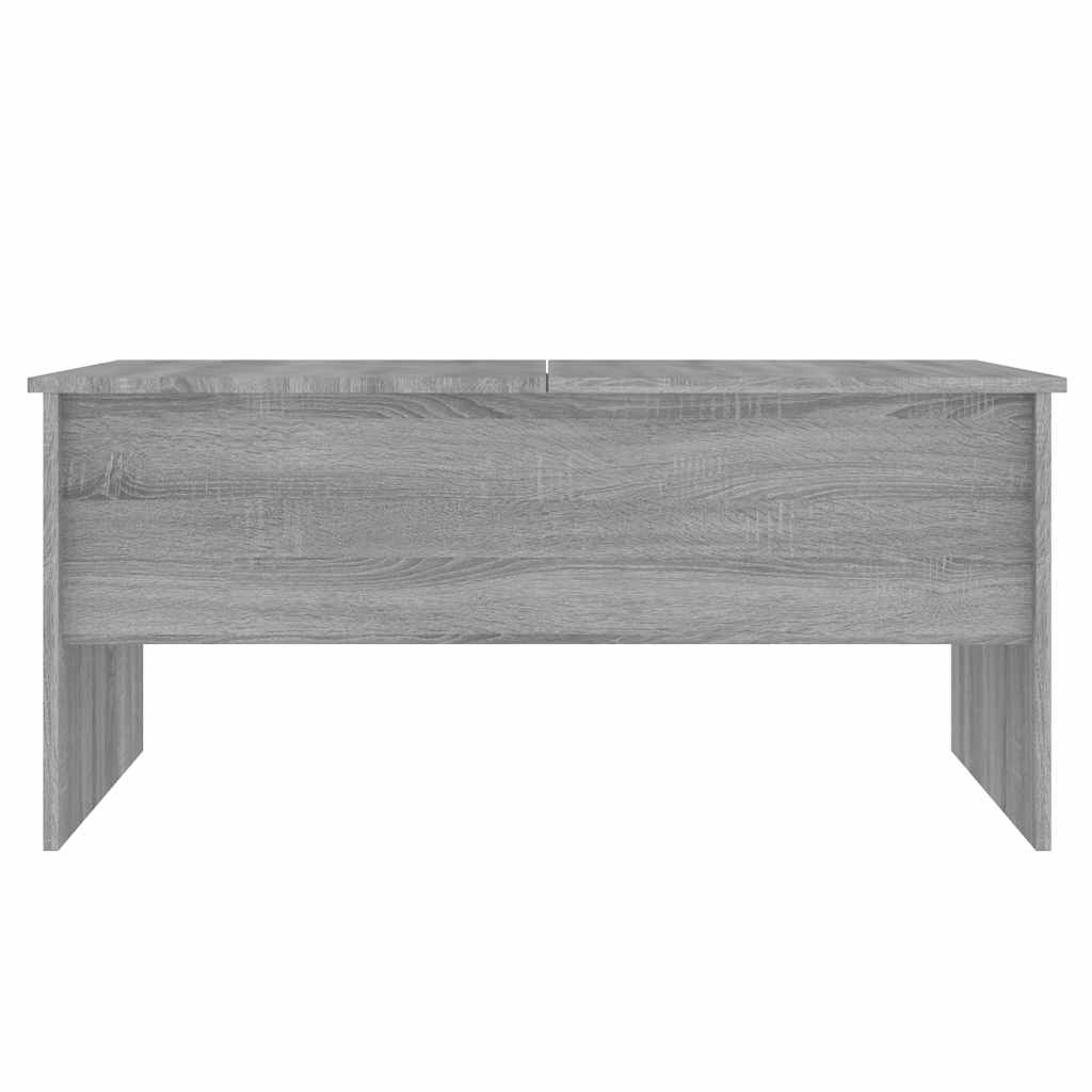 Tavolino Grigio Sonoma 102x50,5x46,5 cm in Legno Multistrato | homemem39
