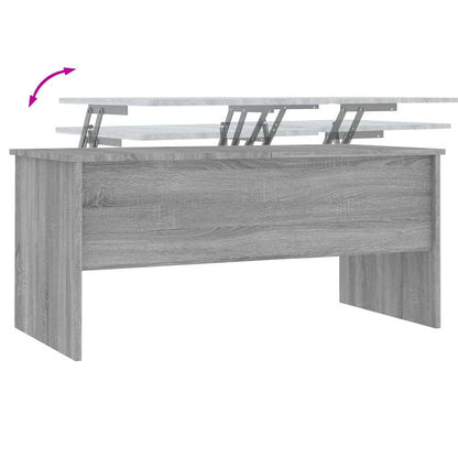 Tavolino Grigio Sonoma 102x50,5x46,5 cm in Legno Multistrato | homemem39