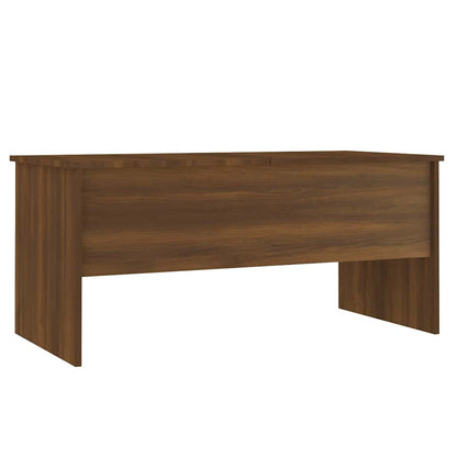 Tavolino Rovere Marrone 102x50,5x46,5 cm Legno Multistrato | homemem39