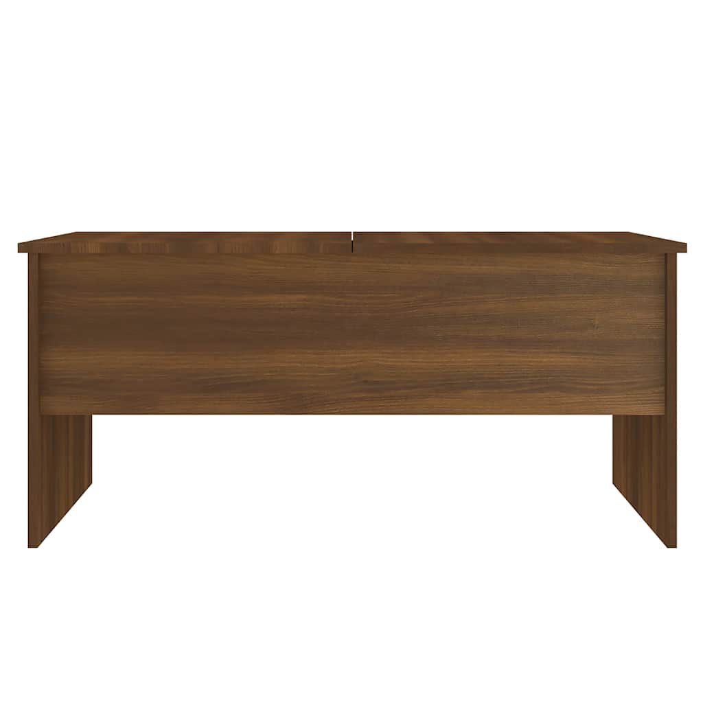 Tavolino Rovere Marrone 102x50,5x46,5 cm Legno Multistrato