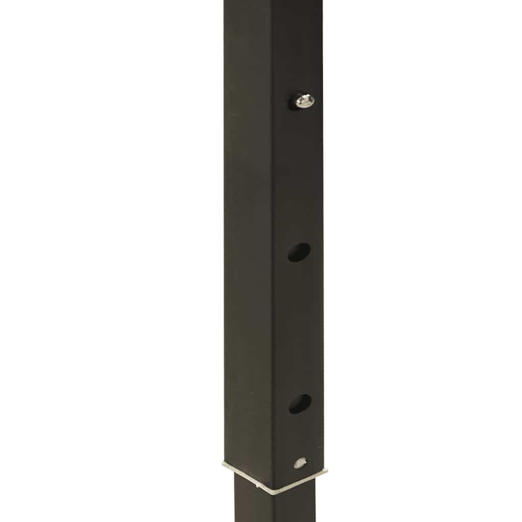 Tenda per Feste Pieghevole con Pareti Laterali Nero 2x2 m | homemem39