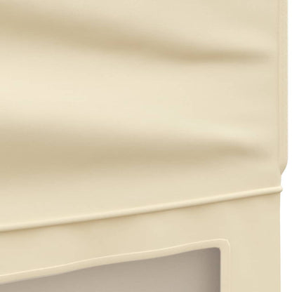 Tenda per Feste Pieghevole con Pareti Laterali Crema 2x2 m | homemem39