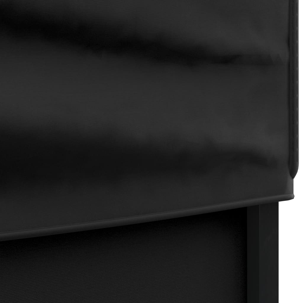 Tenda per Feste Pieghevole con Pareti Laterali Nero 2x2 m | homemem39