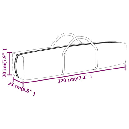 Tenda per Feste Pieghevole Rossa 3x3 m