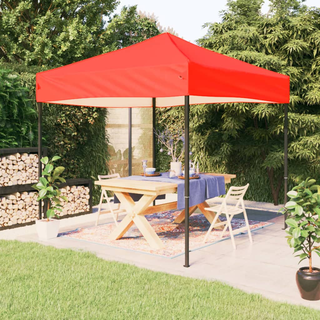 Tenda per Feste Pieghevole Rossa 3x3 m | homemem39
