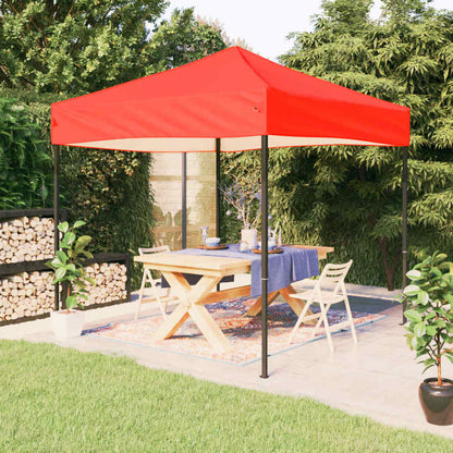 Tenda per Feste Pieghevole Rossa 3x3 m