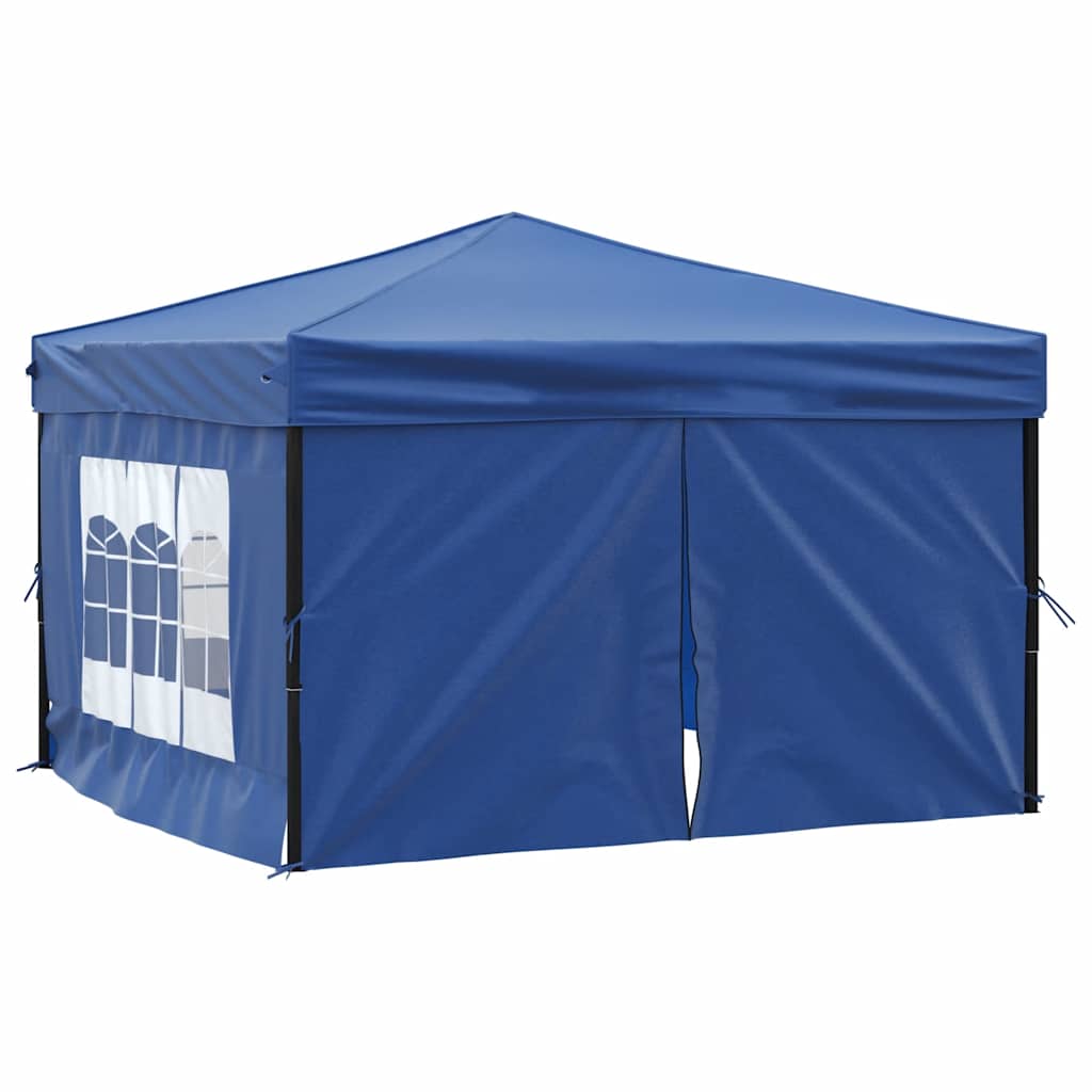 Tenda per Feste Pieghevole con Pareti Laterali Blu 3x3 m - homemem39