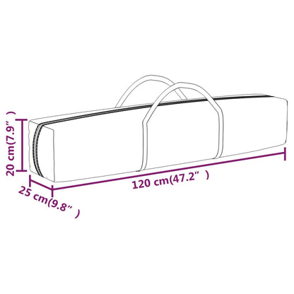 Tenda per Feste Pieghevole Nero 3x6 m | homemem39