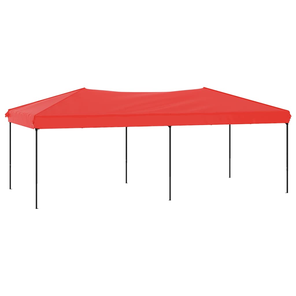 Tenda per Feste Pieghevole Rosso 3x6 m